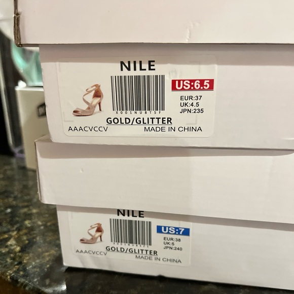 NWT DREAM PAIRS Women's NILE Fashion Stilettos Open Toe Pump Heel Sandals - Picture 5 of 7